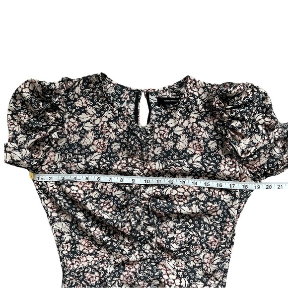 ISABEL MARANT Ruched Floral Mini Dress NWOT - Picture 10 of 17
